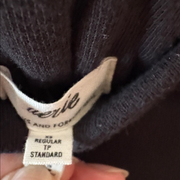 Black Wide-Leg Pants by Aerie - Picture 3 of 4